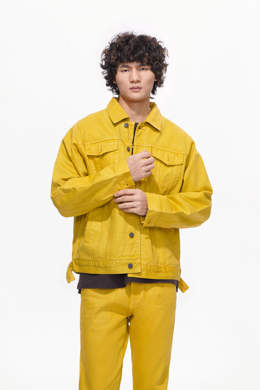 Hideout Yellow Waxed Jacket