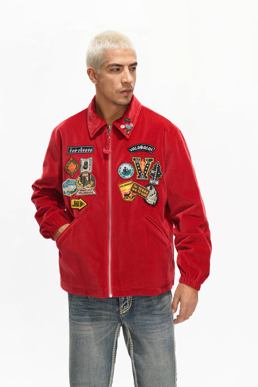 Overland Velour Red Jacket