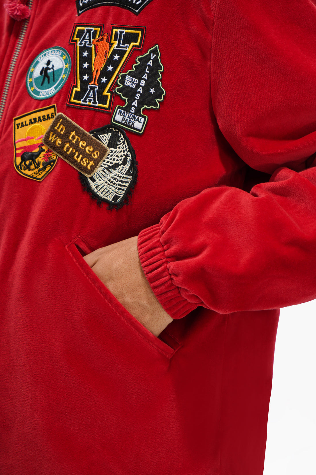 Overland Velour Red Jacket