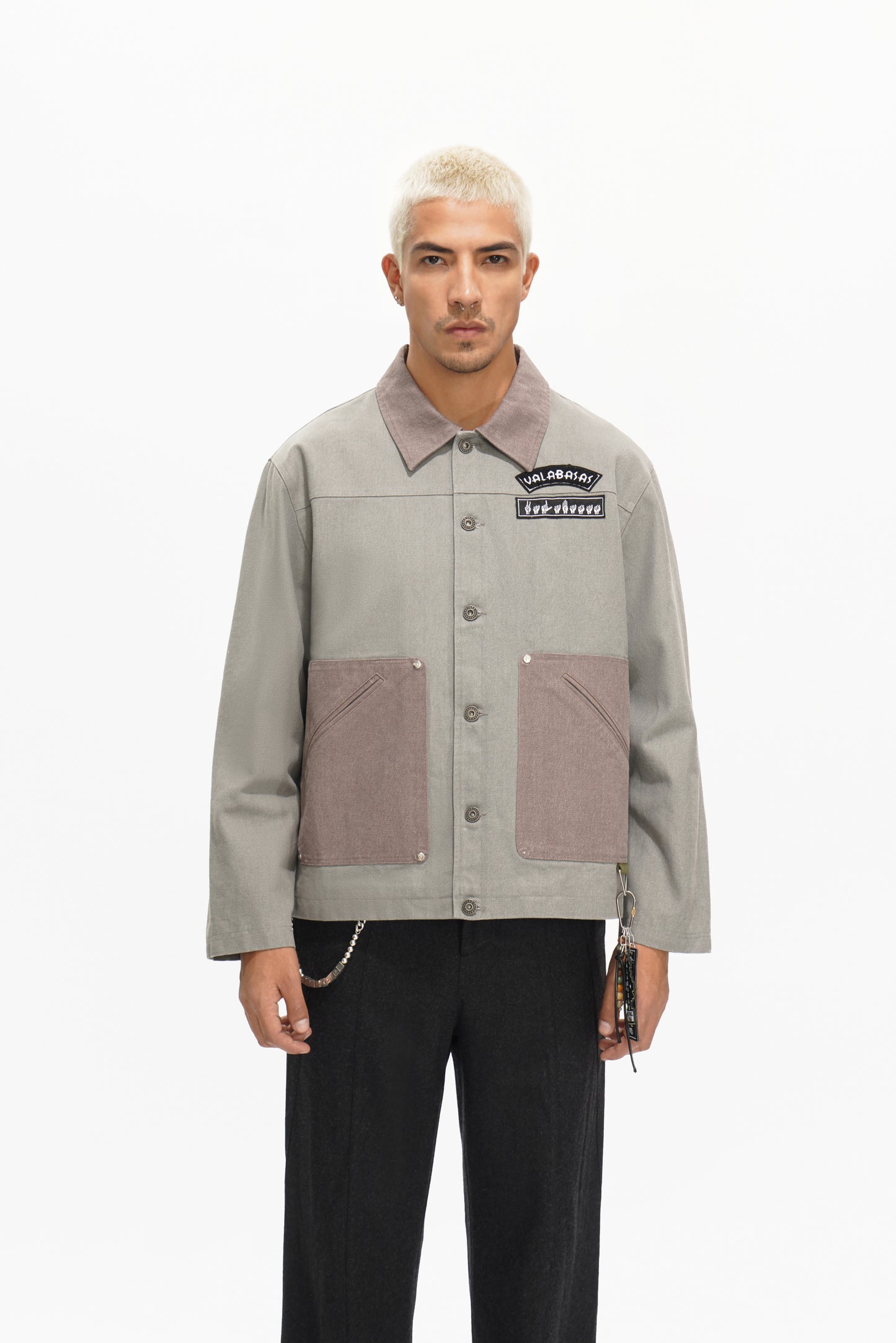 Ironwood Grey Button Down