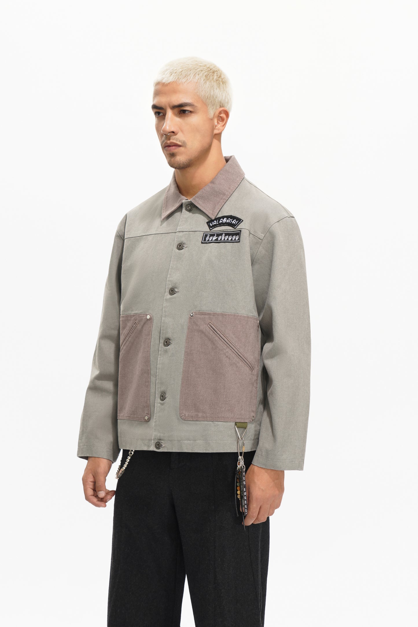 Ironwood Grey Button Down