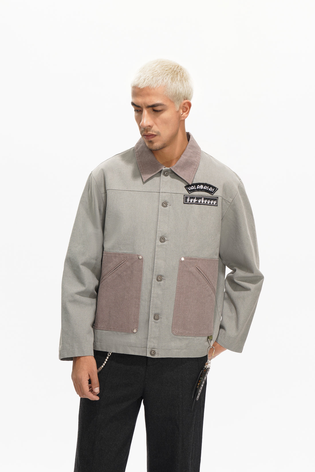 Ironwood Grey Button Down