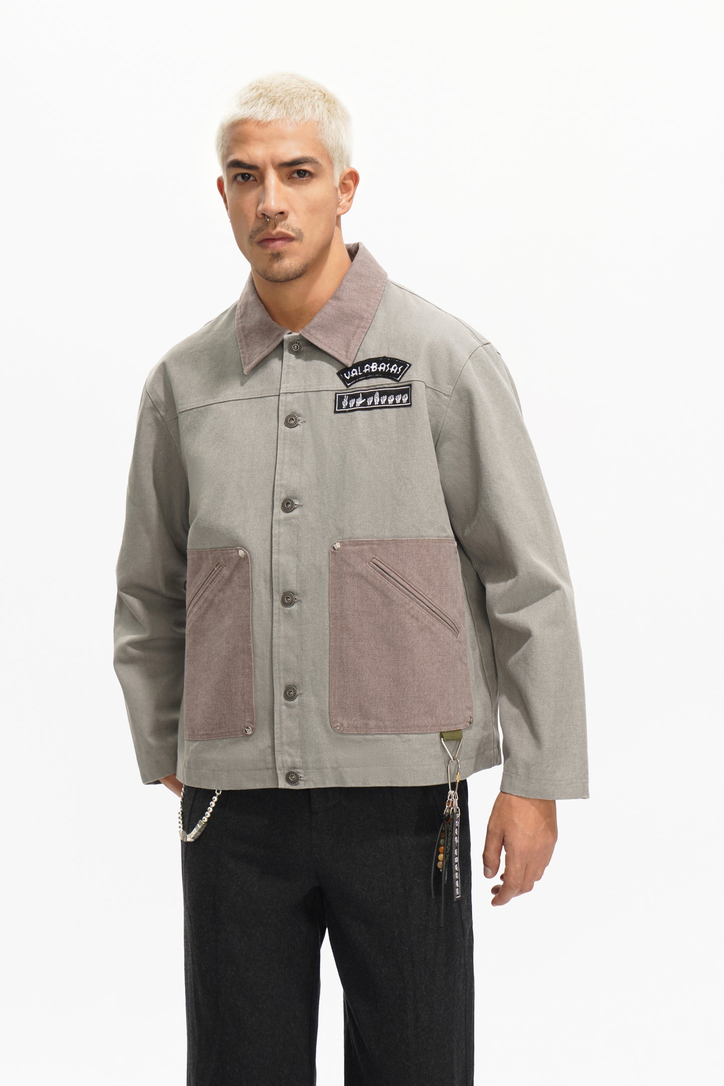 Ironwood Grey Button Down