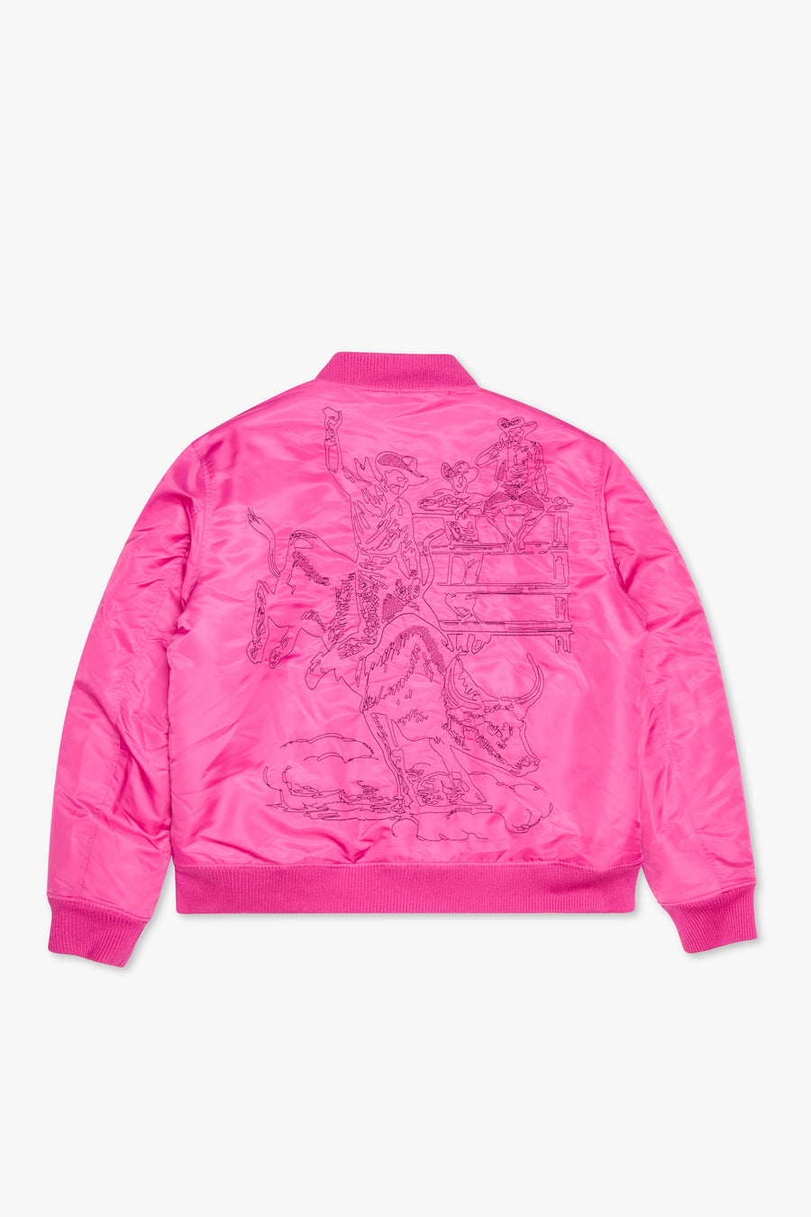 "FIRST CLASS" FUCHSIA JACKET