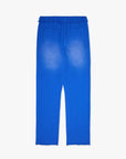 "STAMP" BLUE FRENCH TERRY STRAIGHT PANT