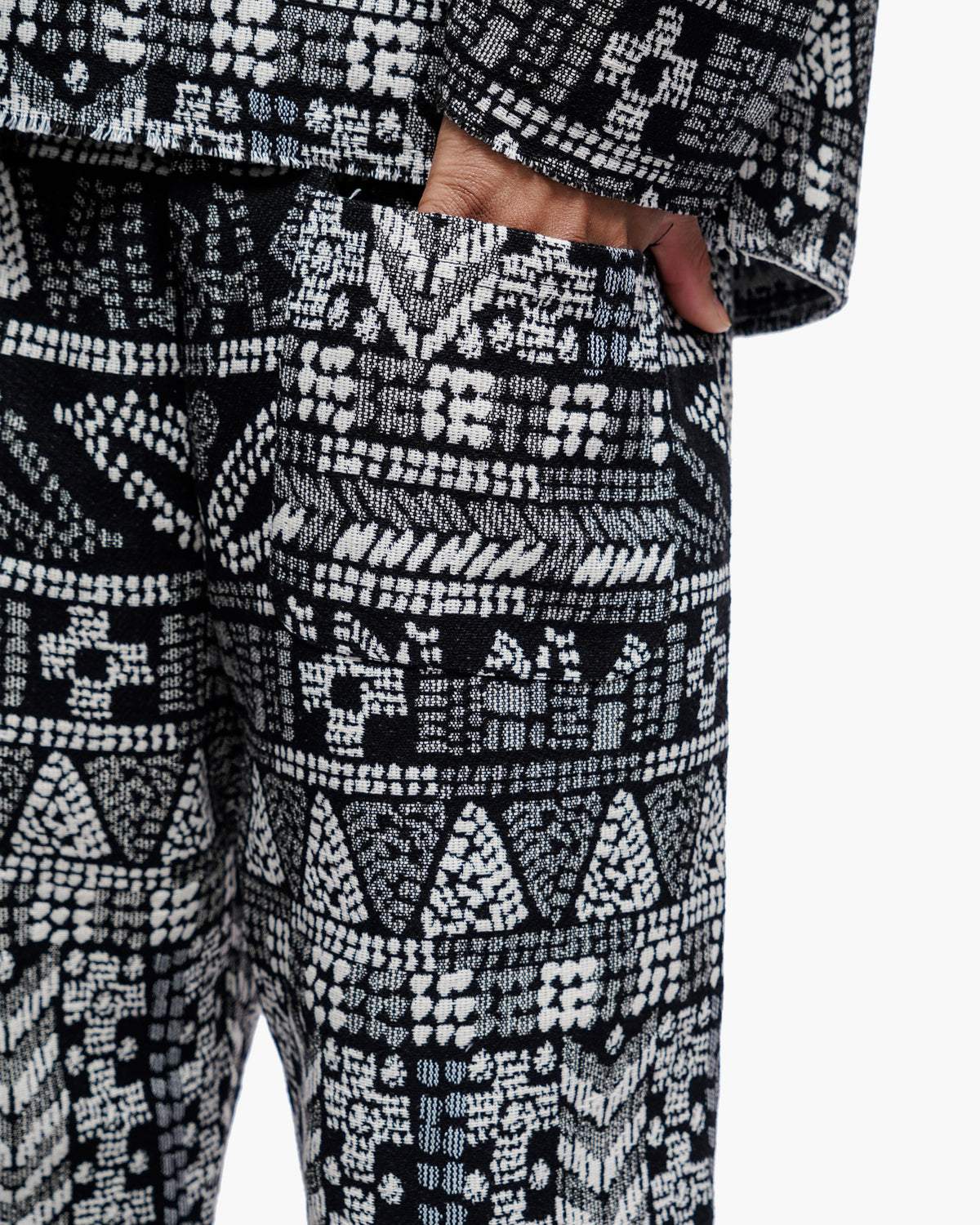 Winter Black Woven Pants