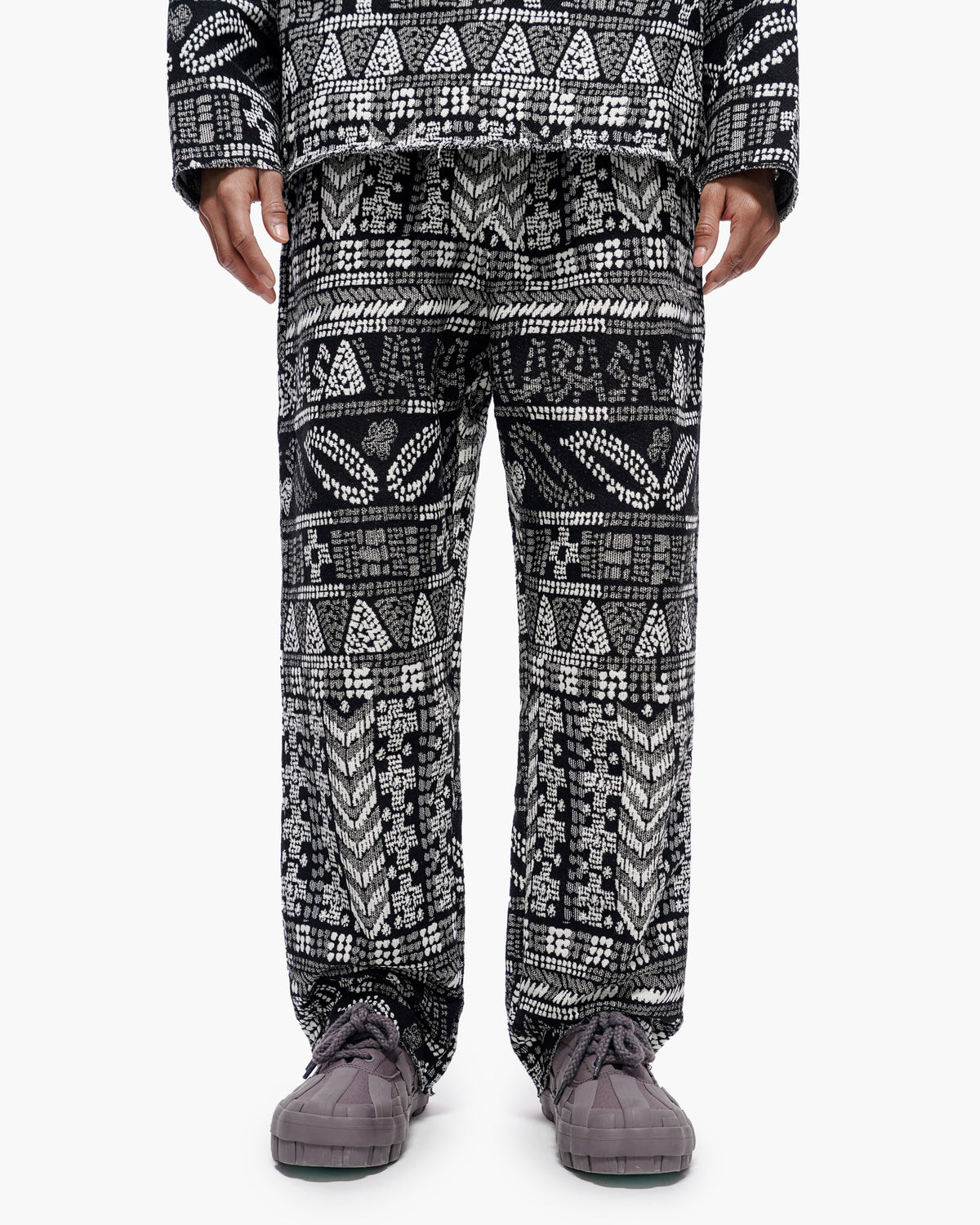 Winter Black Woven Pants
