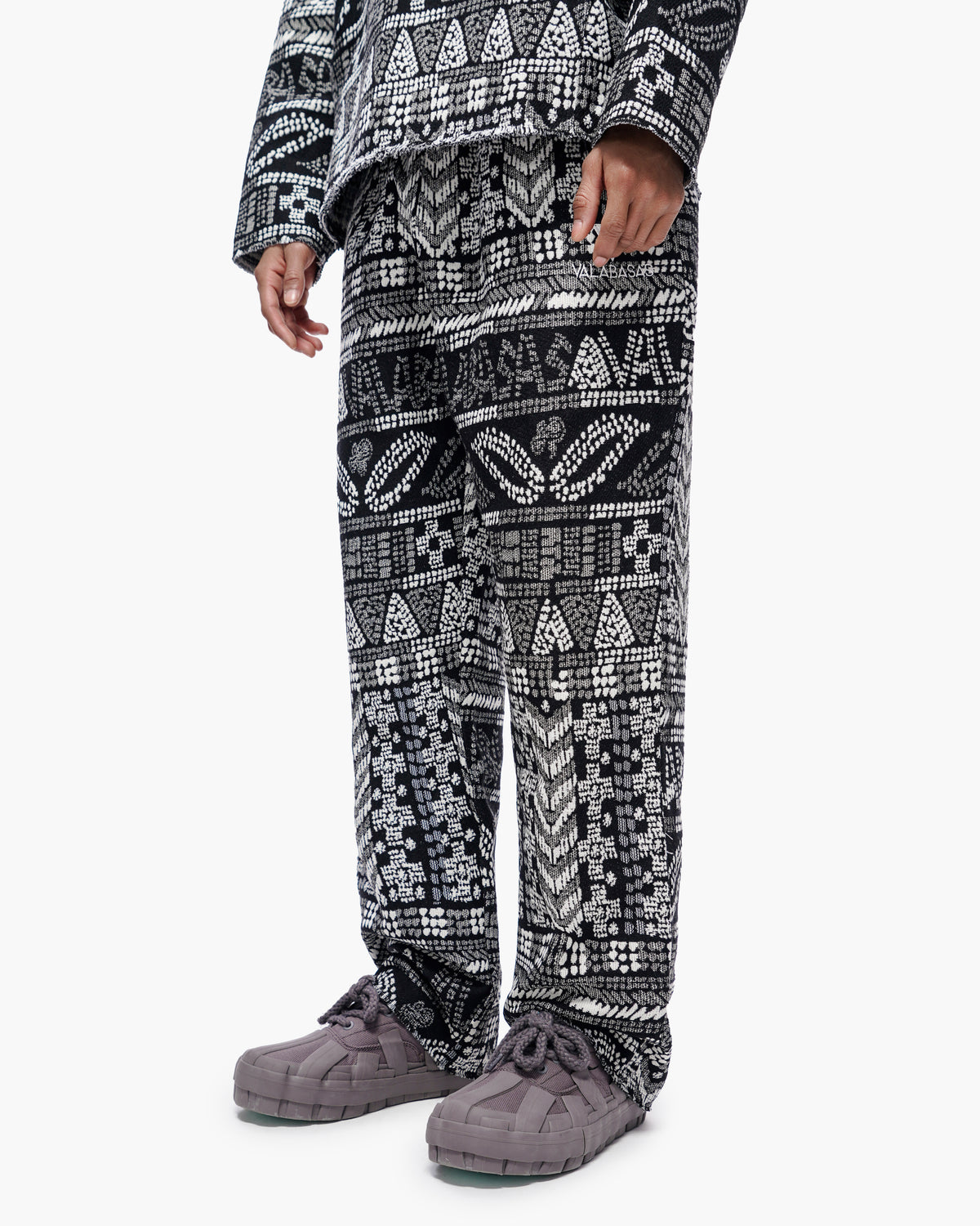 Winter Black Woven Pants