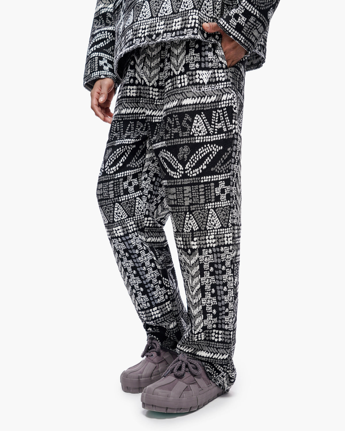 Winter Black Woven Pants