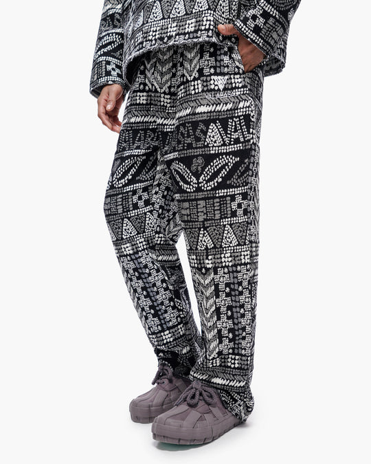 Winter Black Woven Pants