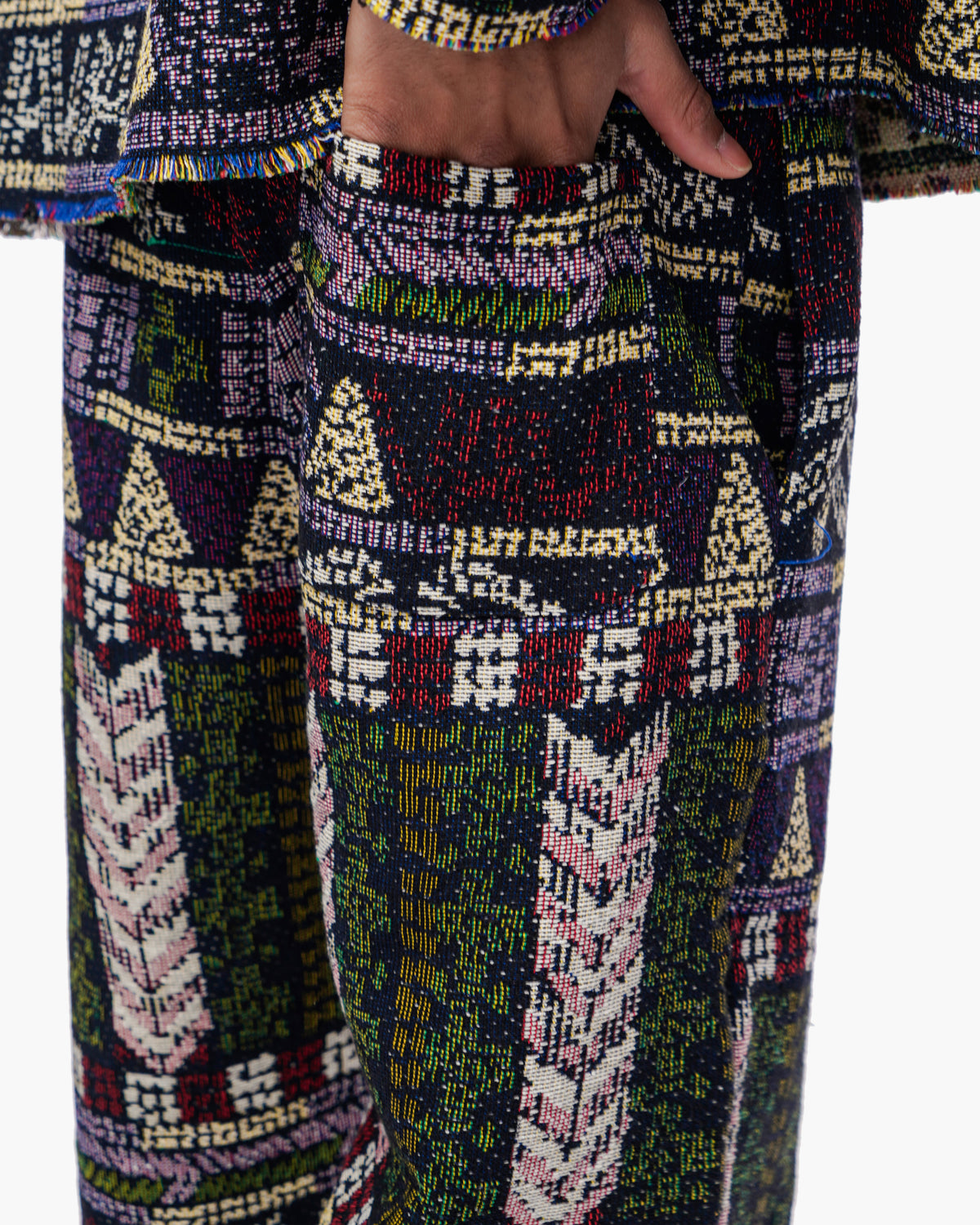 Winter Purple Woven Pants