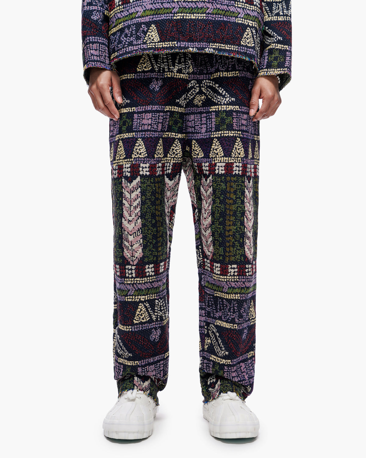 Winter Purple Woven Pants