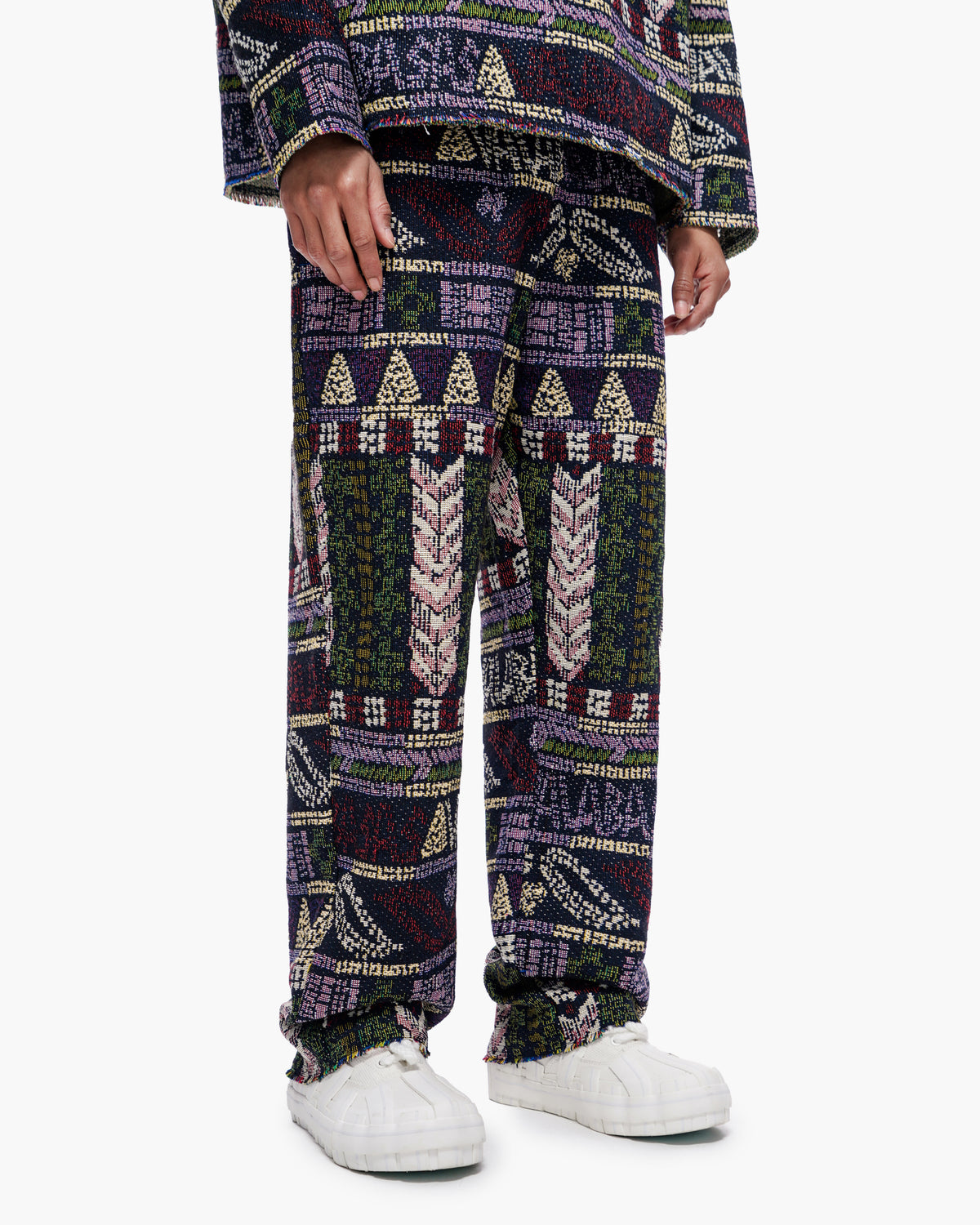 Winter Purple Woven Pants