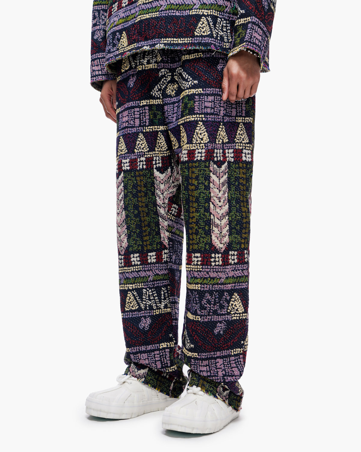 Winter Purple Woven Pants