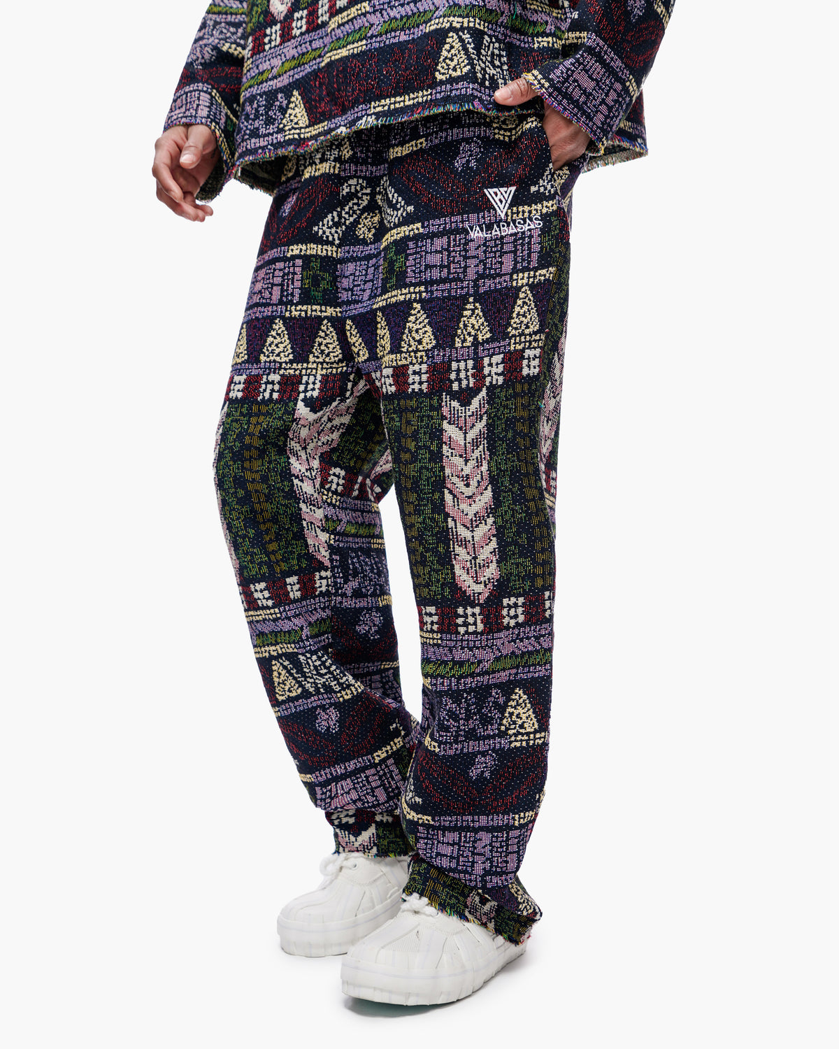 Winter Purple Woven Pants
