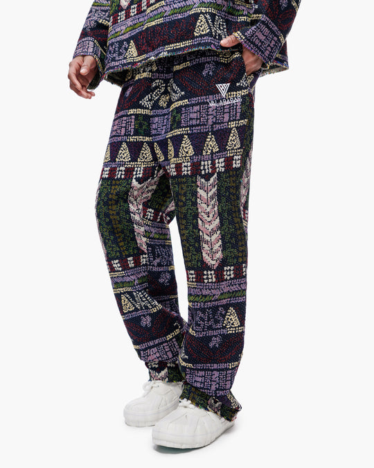 Winter Purple Woven Pants