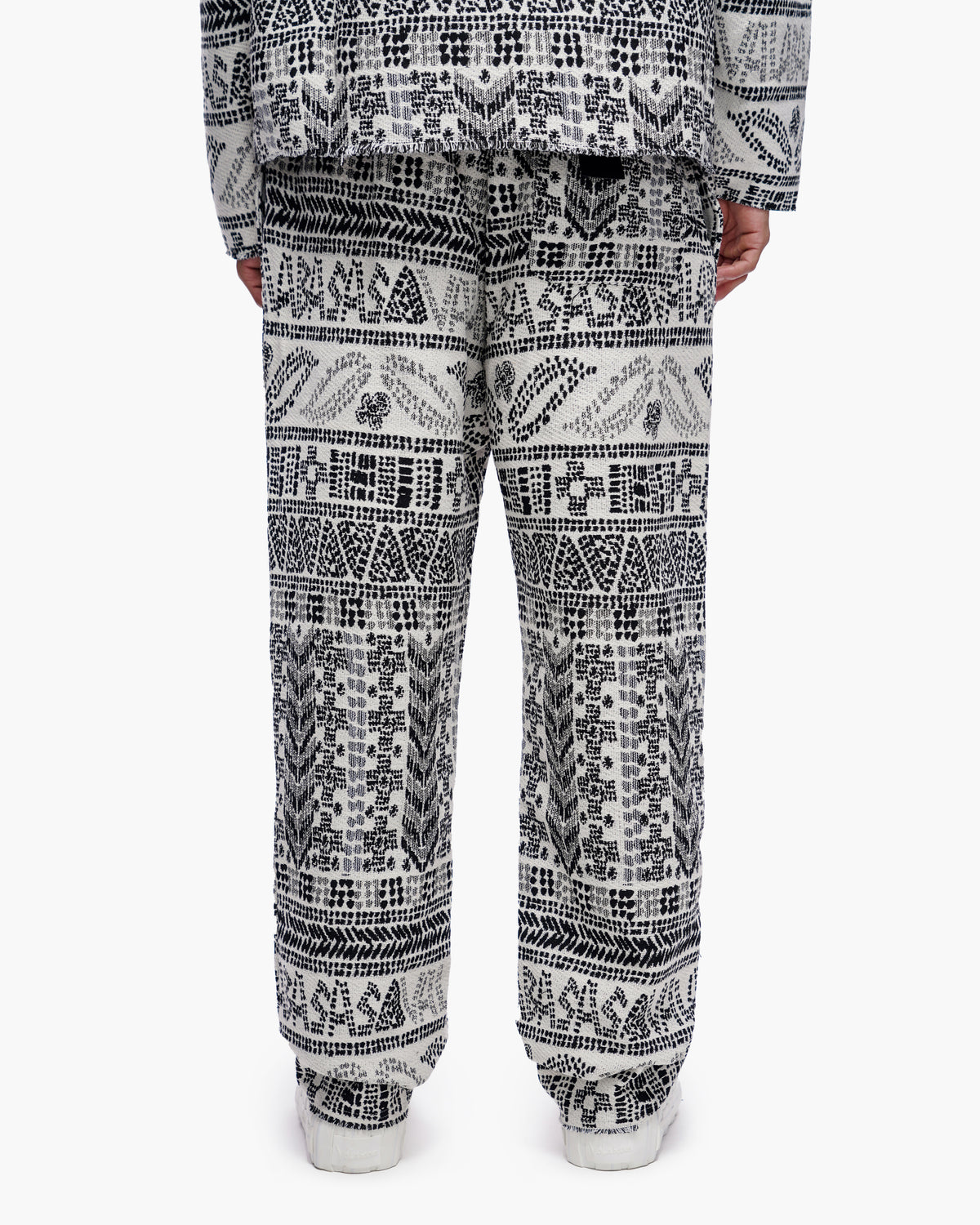 Winter White Woven Pants