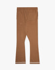 "Lost In" Brown Stacked Pants