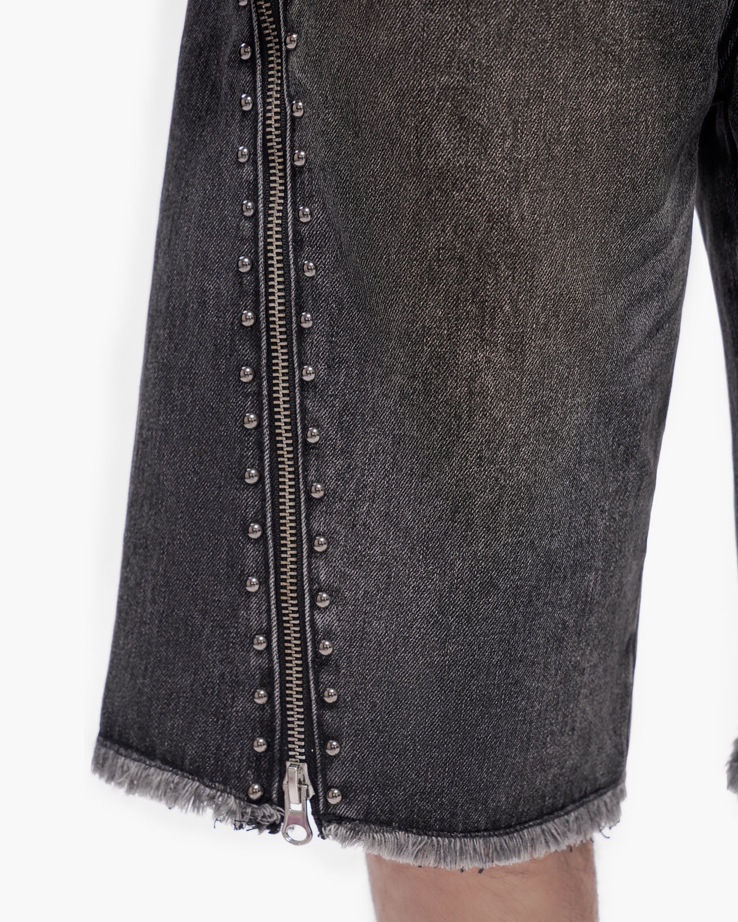 VALABASAS Chosen Jorts Grey Wash bottom full-closeup view