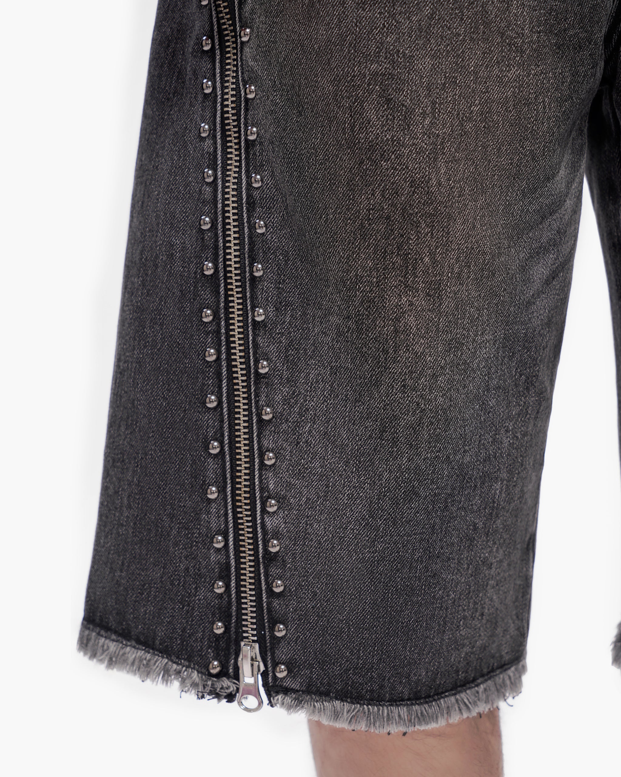VALABASAS Chosen Jorts Grey Wash bottom full-closeup view