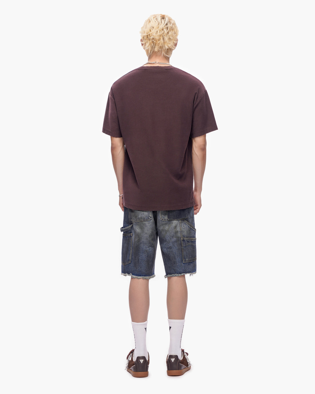 Resident Denim Shorts Dirty Blue