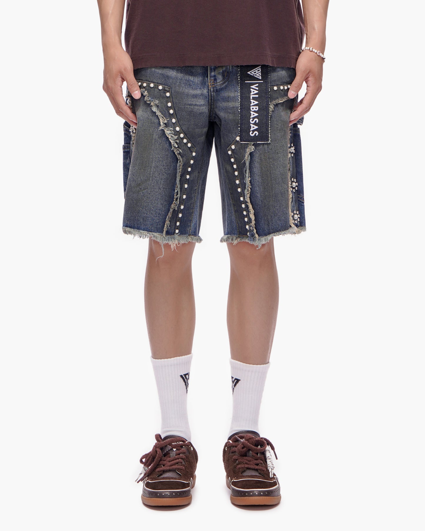 Resident Denim Shorts Dirty Blue