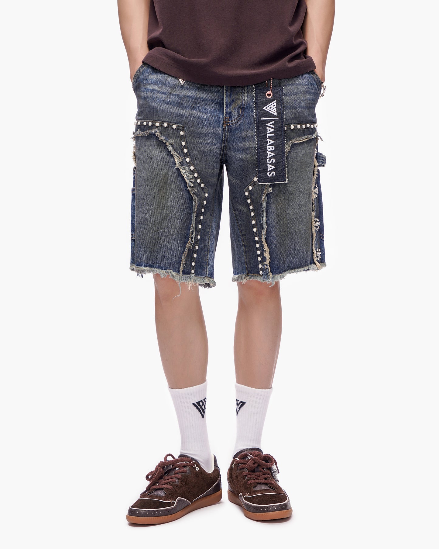 Resident Denim Shorts Dirty Blue