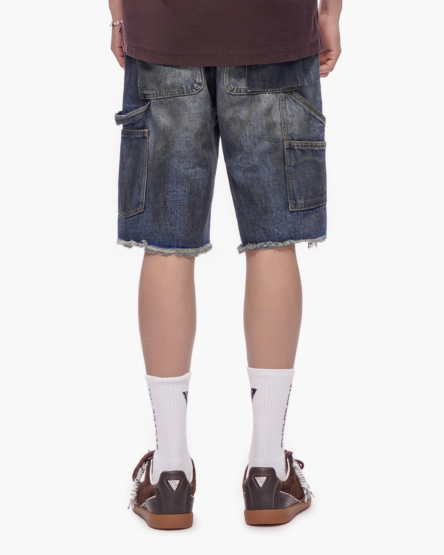 Resident Denim Shorts Dirty Blue