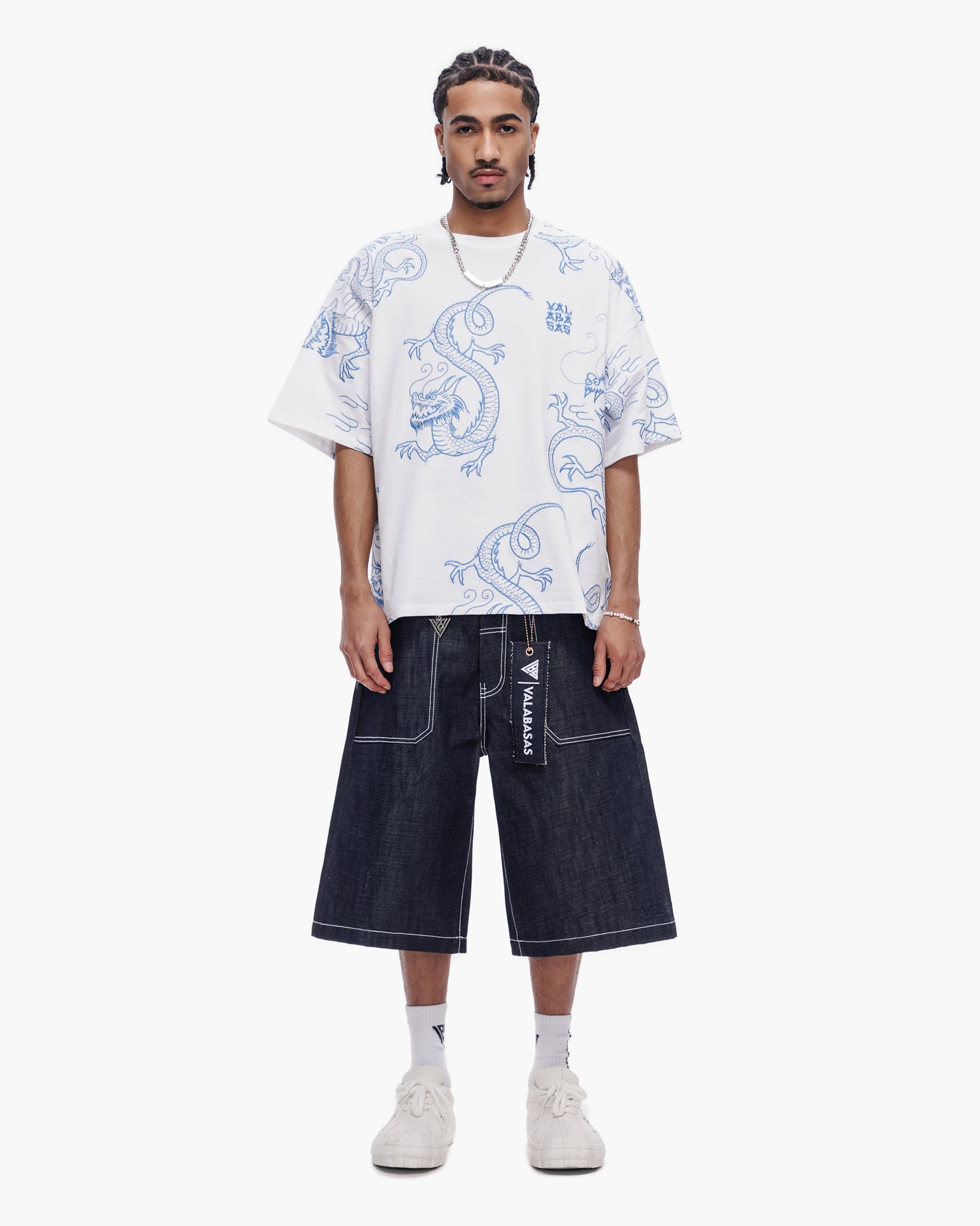 Kaze Baggy Jorts Indigo