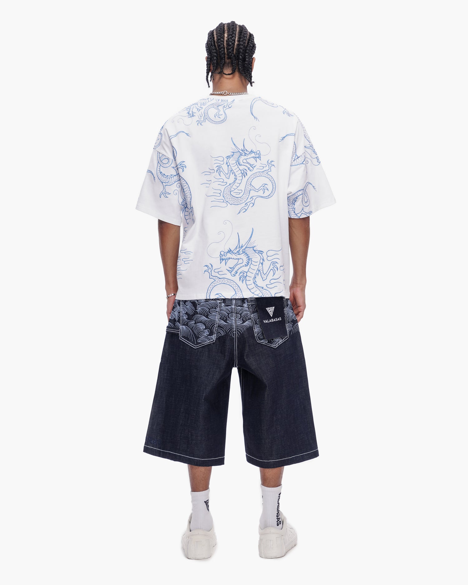 Kaze Baggy Jorts Indigo