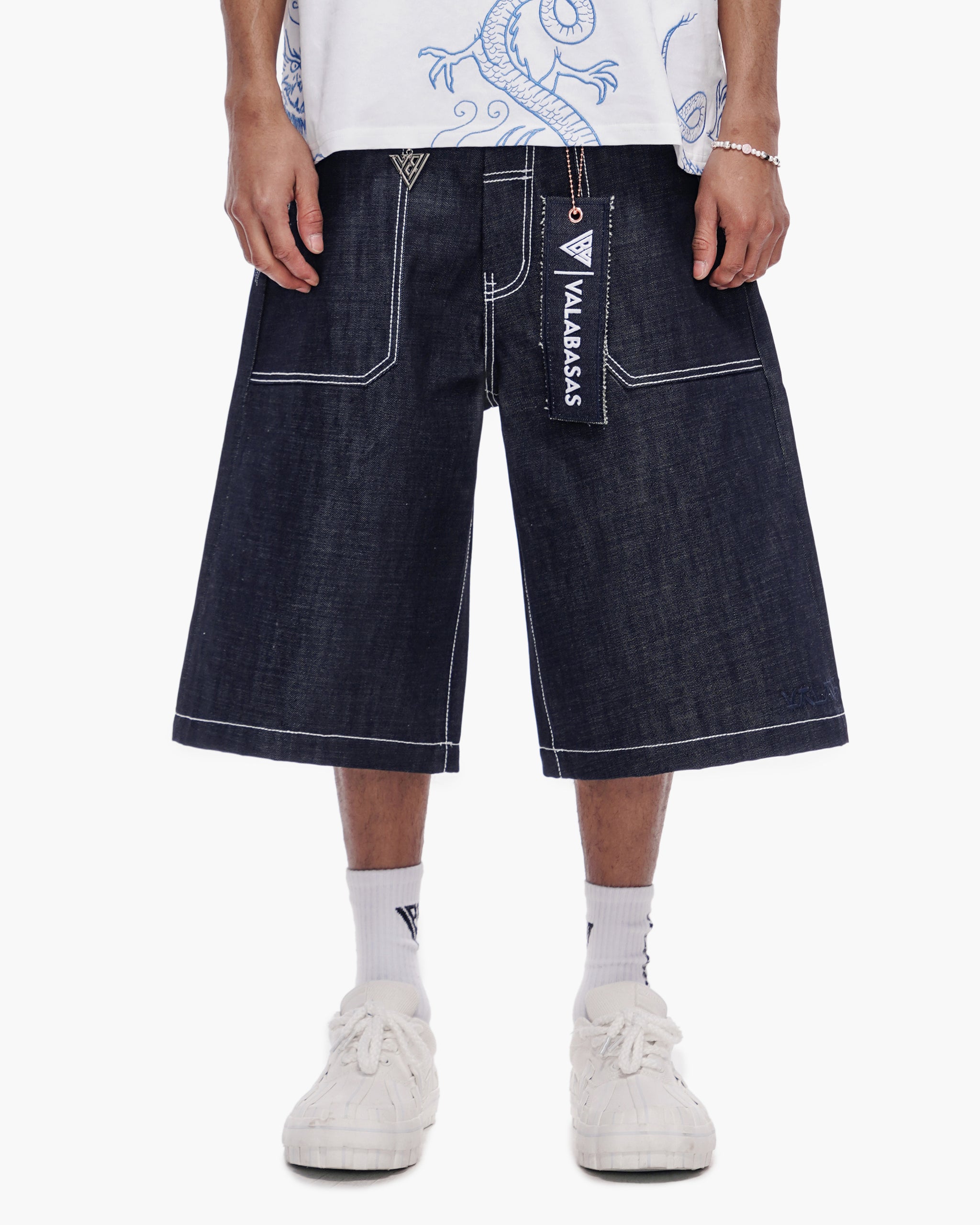 Kaze Baggy Jorts Indigo