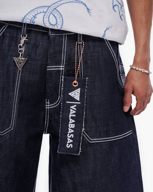 Kaze Baggy Jorts Indigo