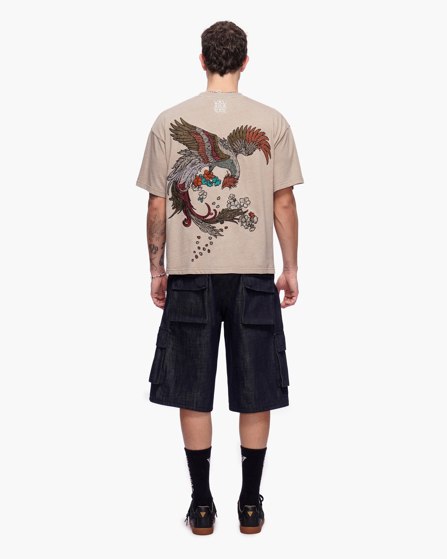Graviku Baggy Cargo Jorts Indigo