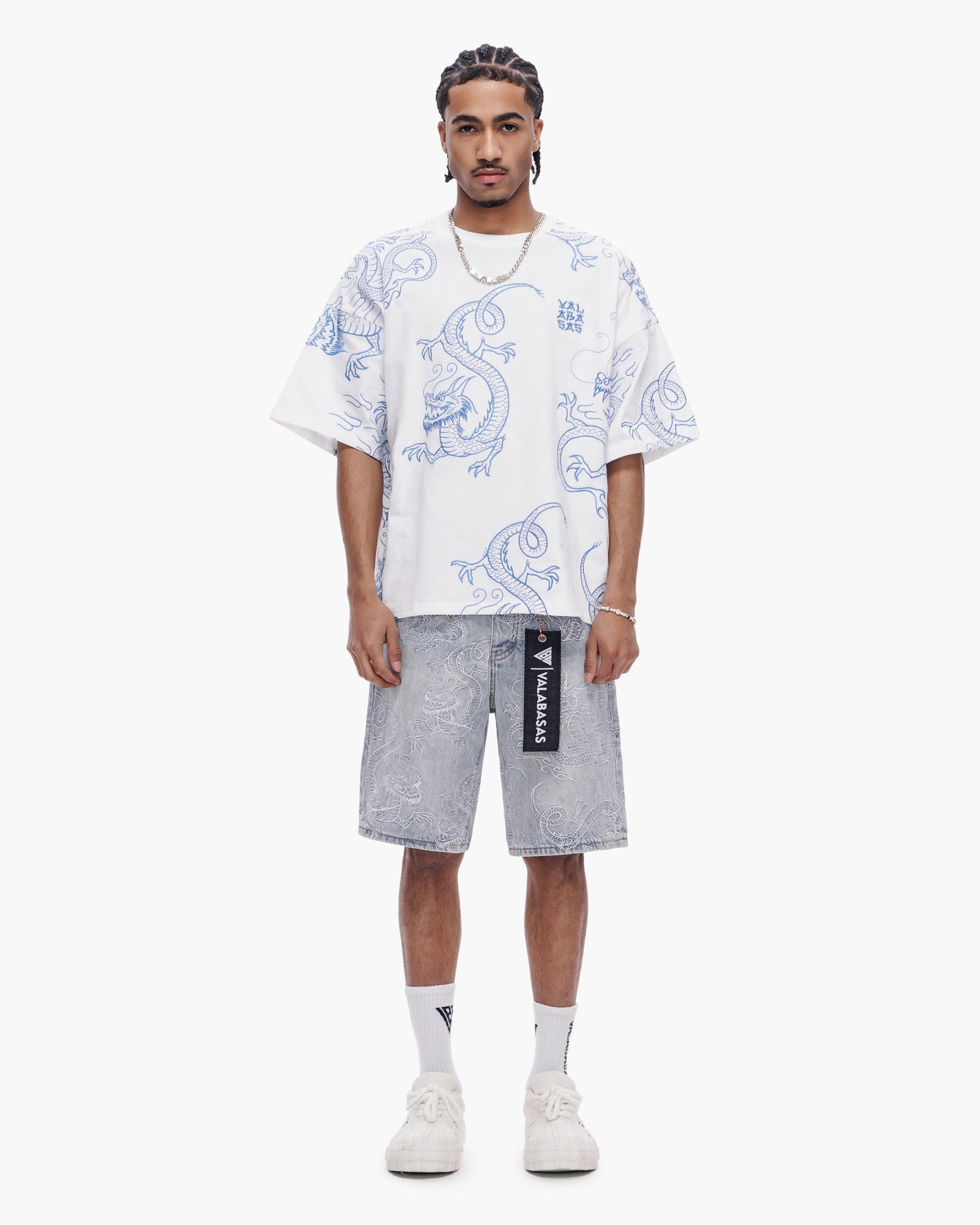 Ganru Shorts Light Blue Wash
