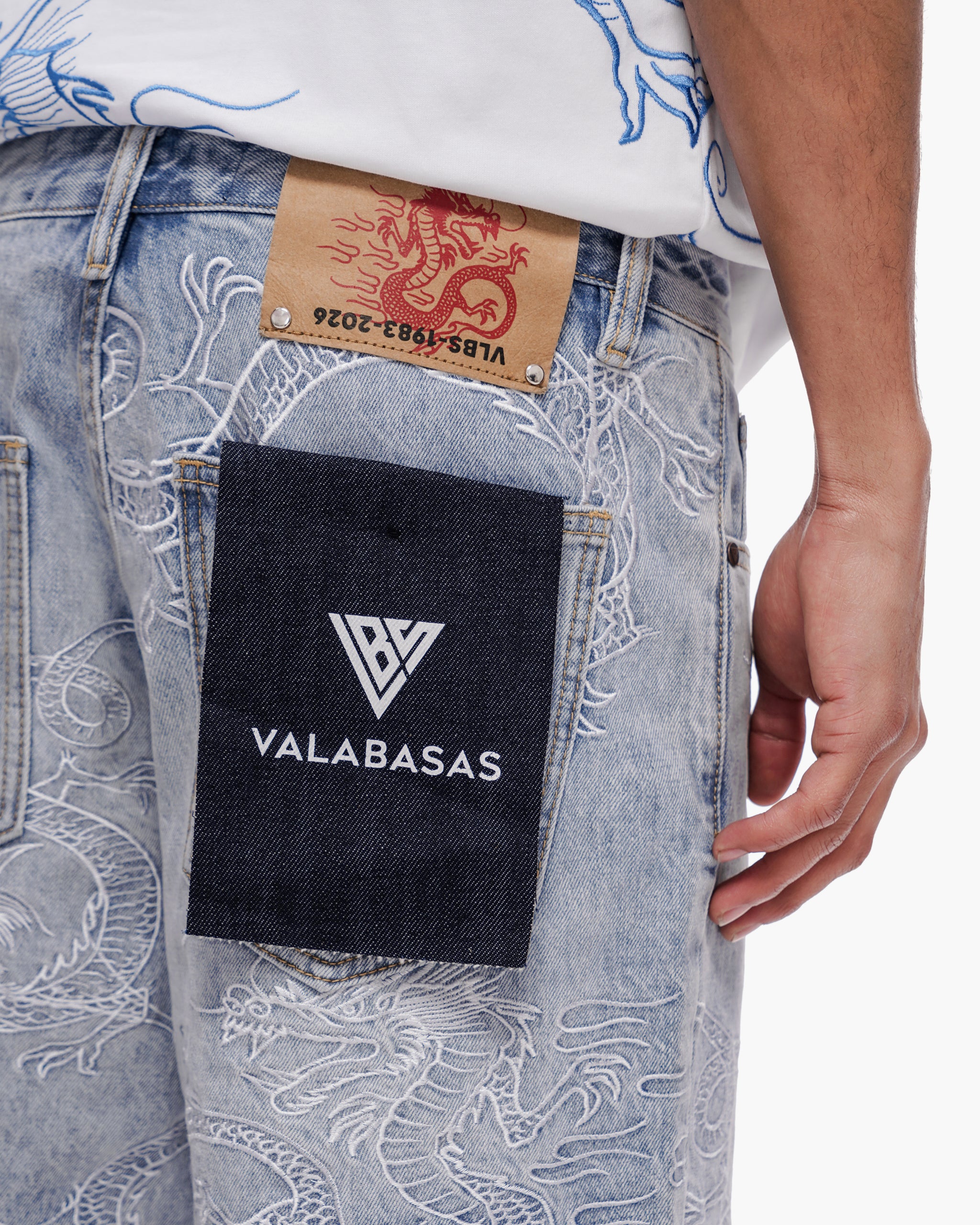 Ganru Shorts Light Blue Wash