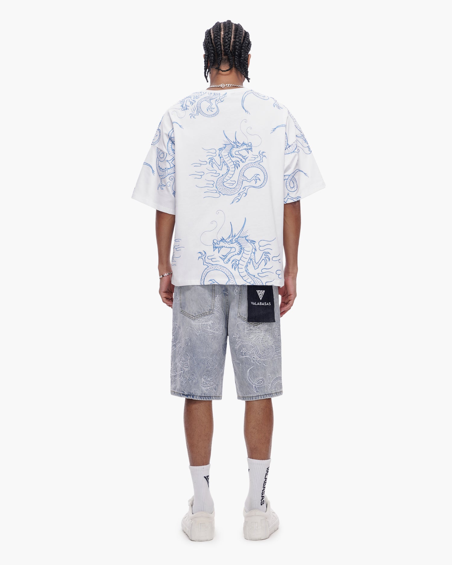 Ganru Shorts Light Blue Wash