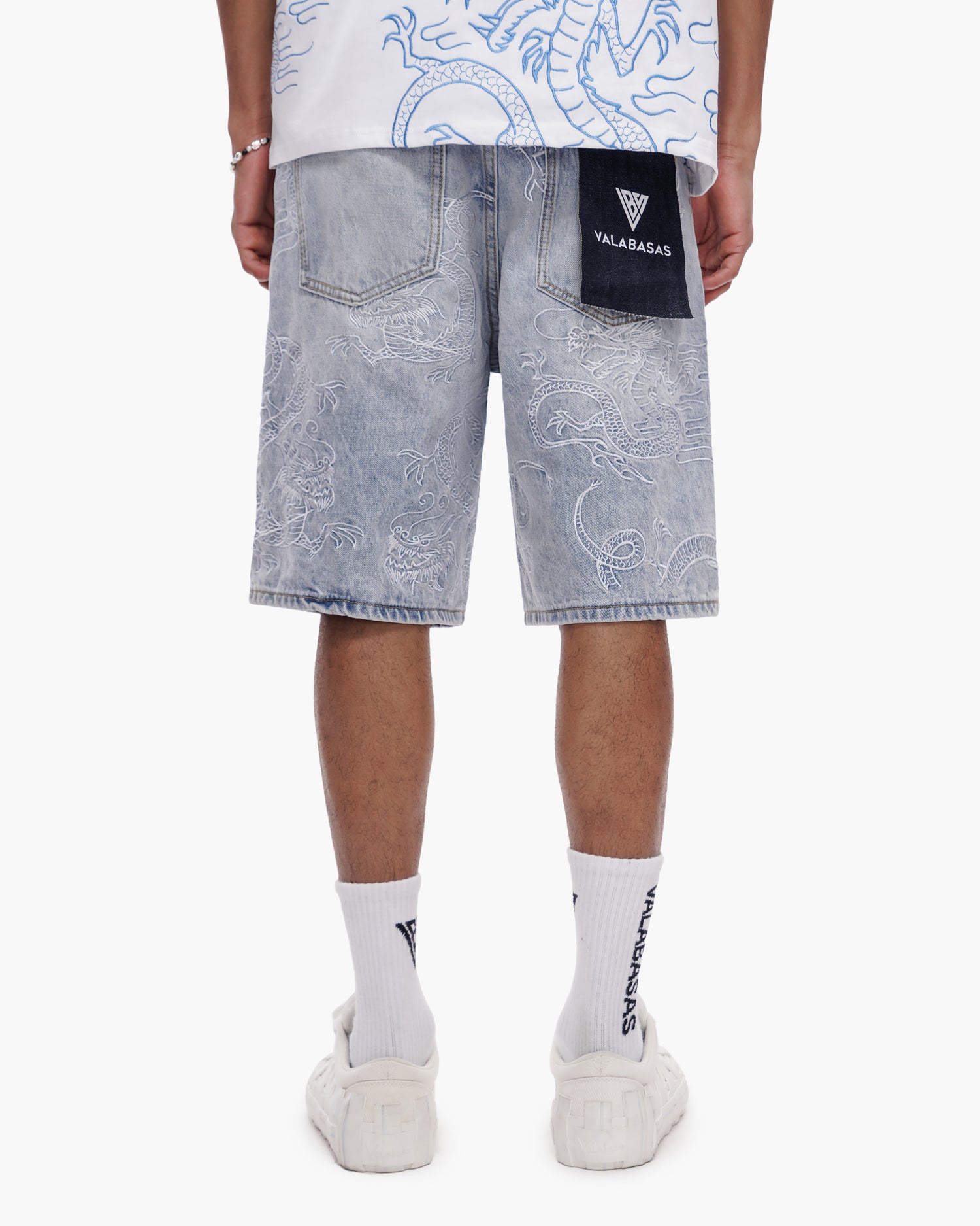 Ganru Shorts Light Blue Wash