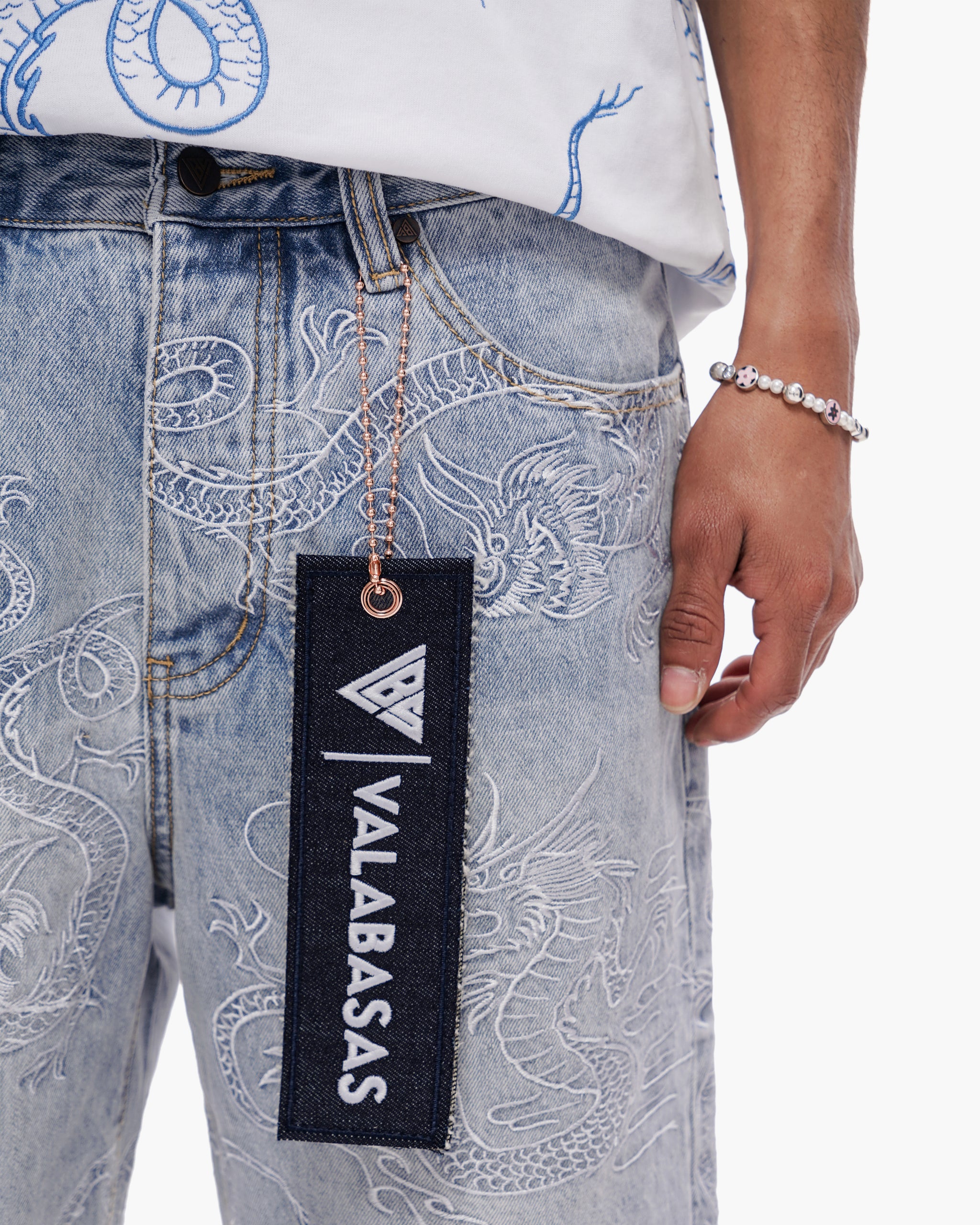 Ganru Shorts Light Blue Wash