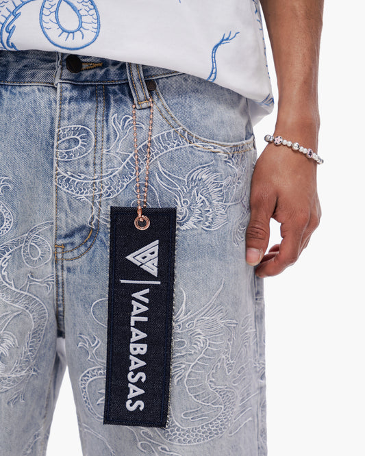 Ganru Shorts Light Blue Wash