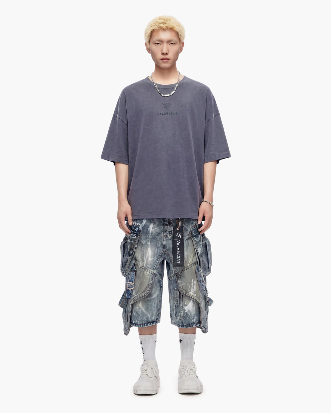 Osama Jorts Dirty Blue Wash