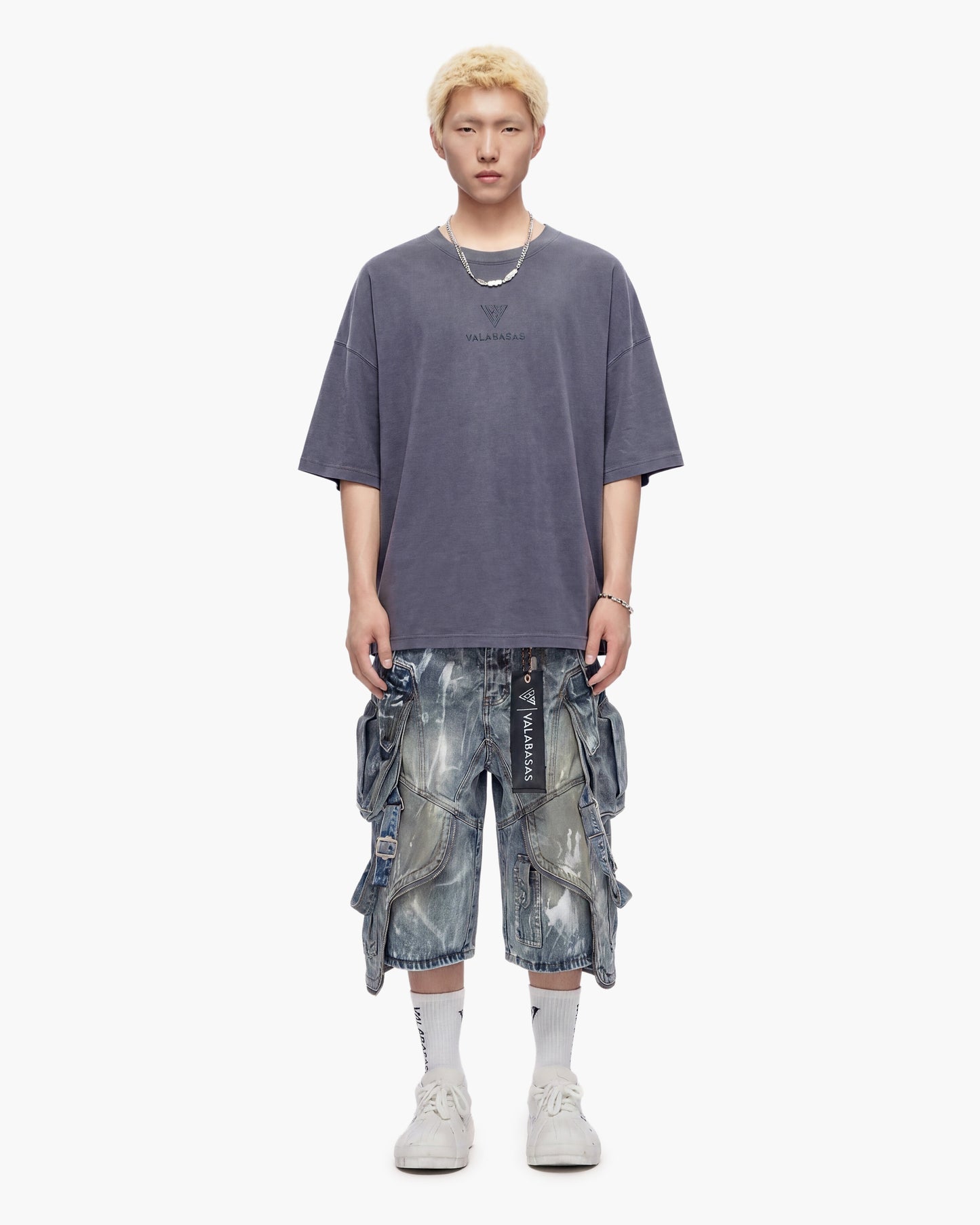 Osama Jorts Dirty Blue Wash