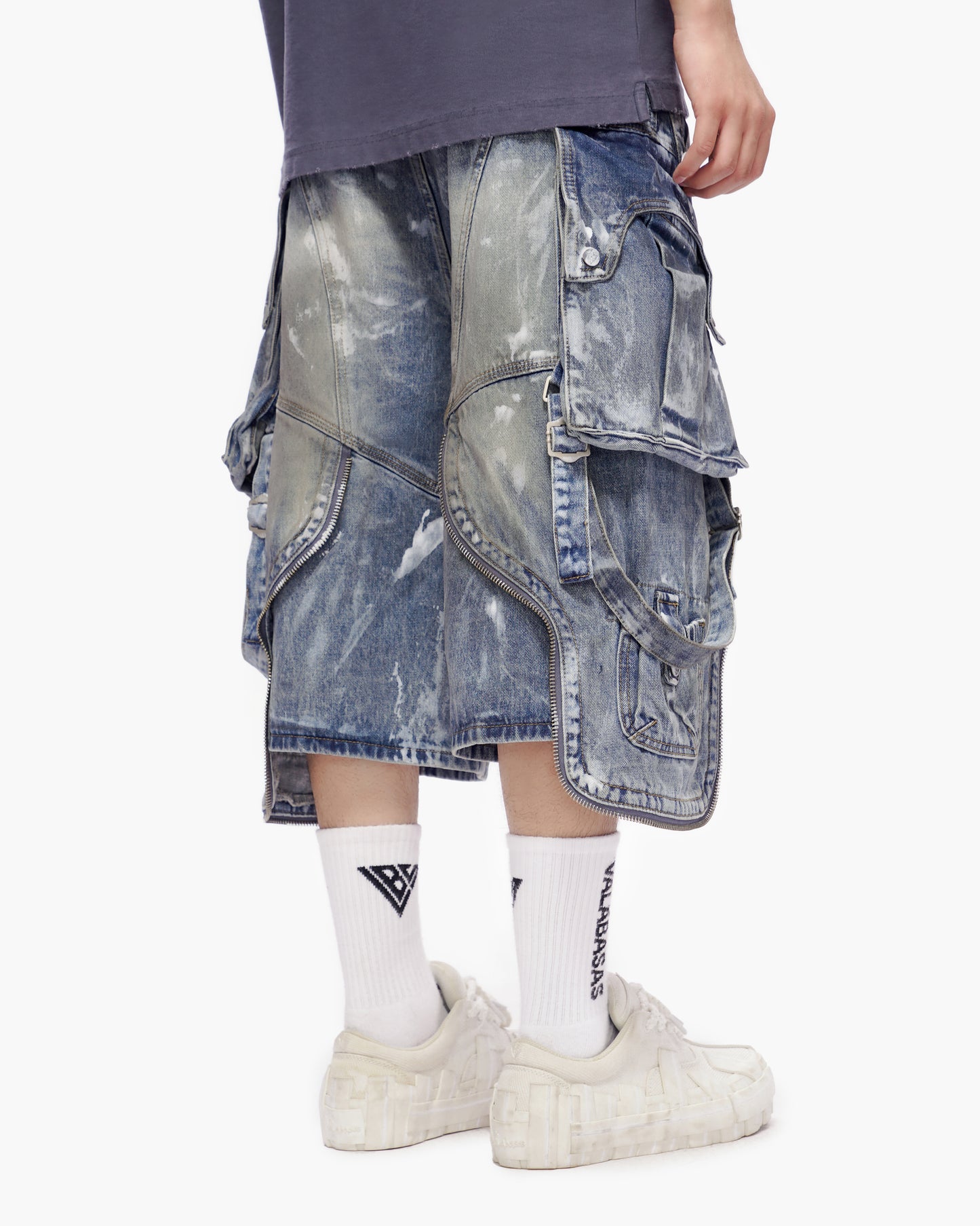 Osama Jorts Dirty Blue Wash