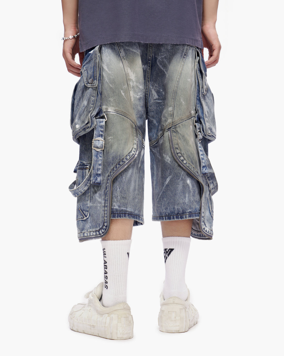 Osama Jorts Dirty Blue Wash