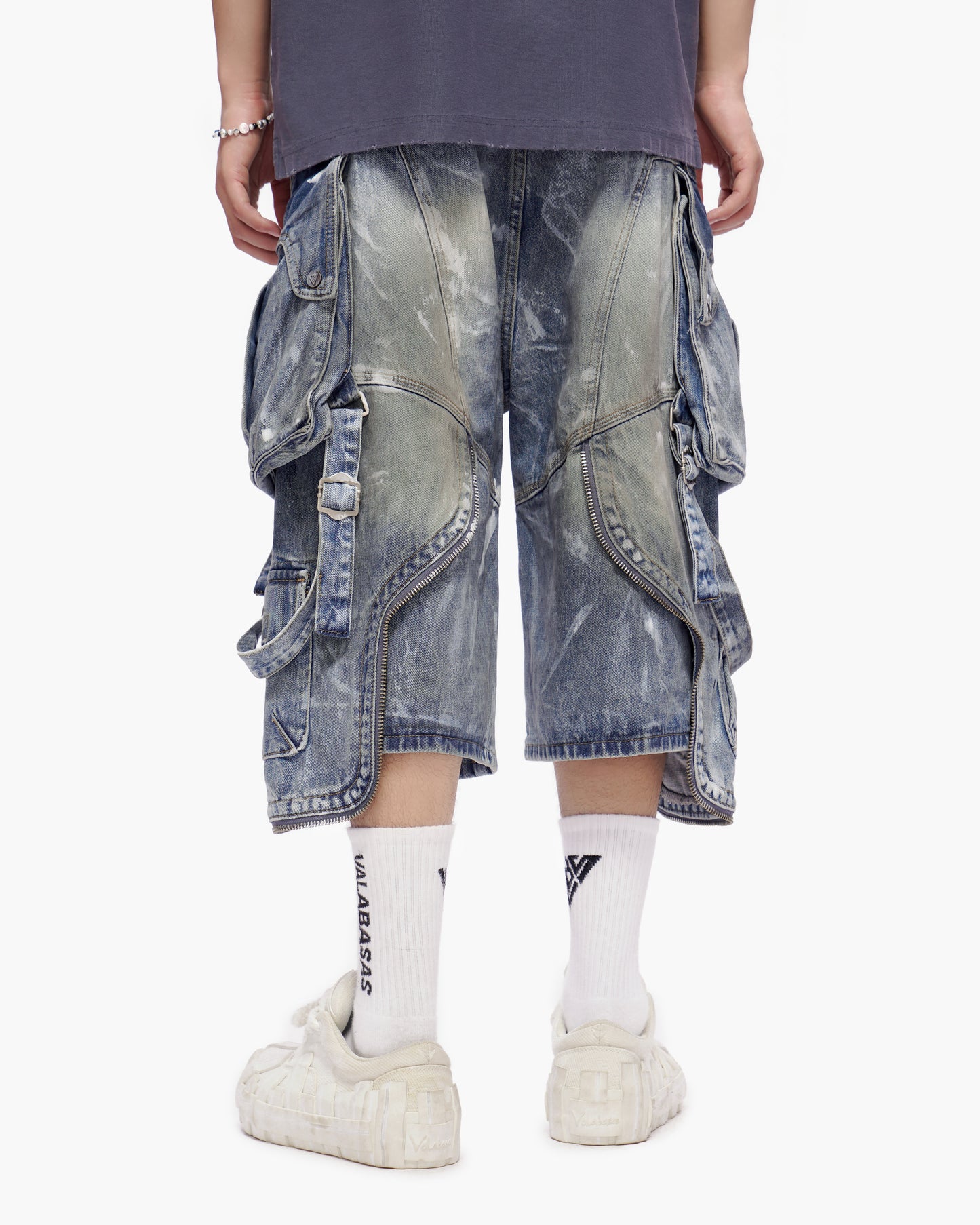 Osama Jorts Dirty Blue Wash