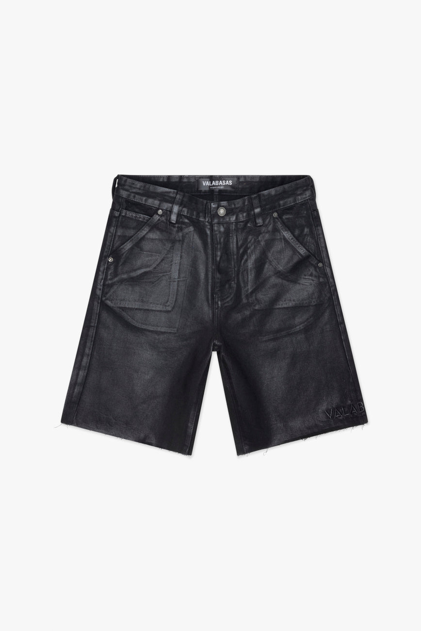 Mr.Shorts Black Wash Waxed