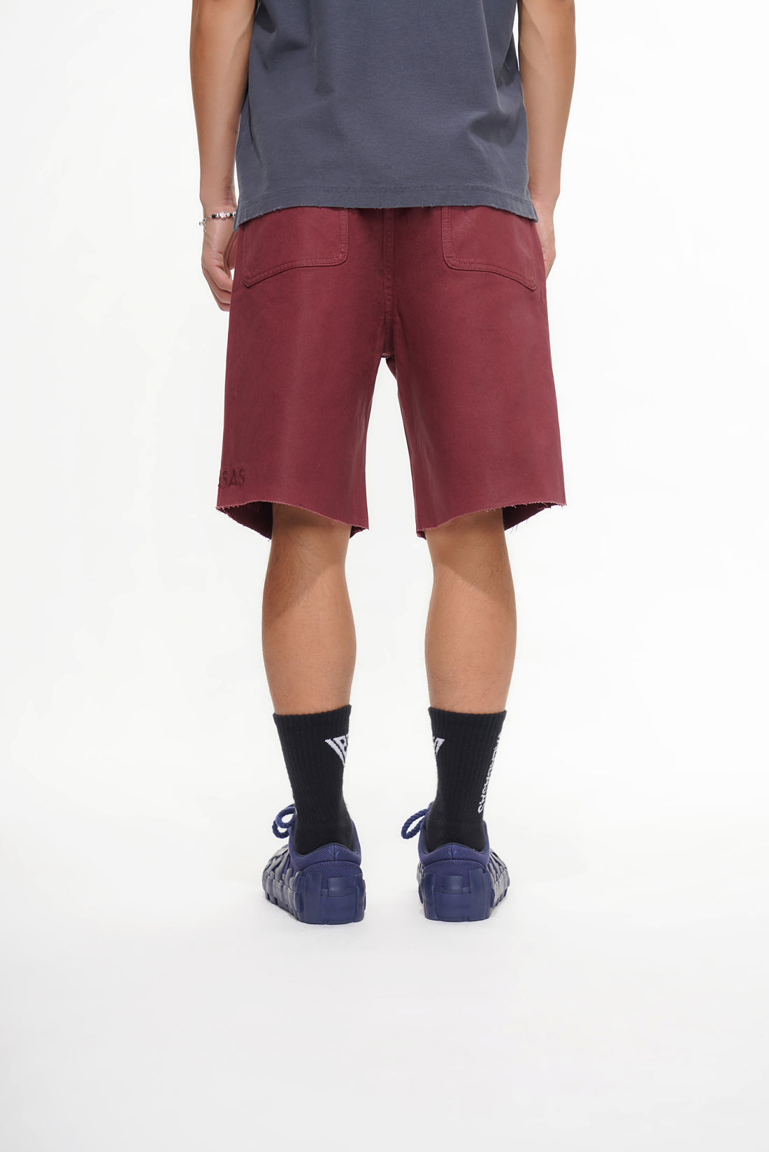 Mr.Shorts Burgundy Waxed Jorts