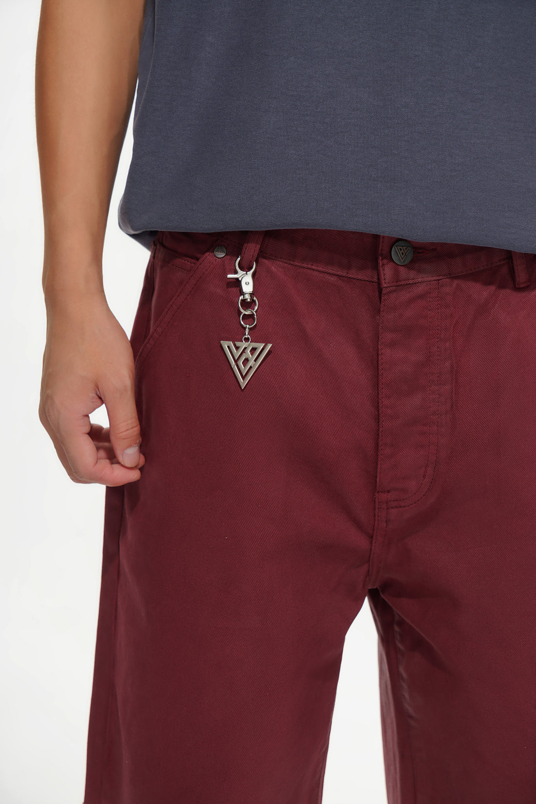 Mr.Shorts Burgundy Waxed Jorts