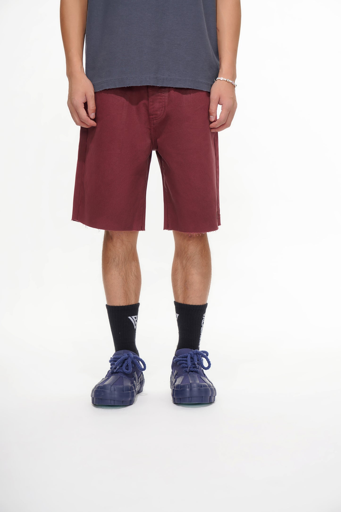 Mr.Shorts Burgundy Waxed Jorts