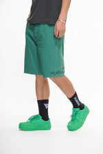 Mr.Shorts Green Waxed Jorts