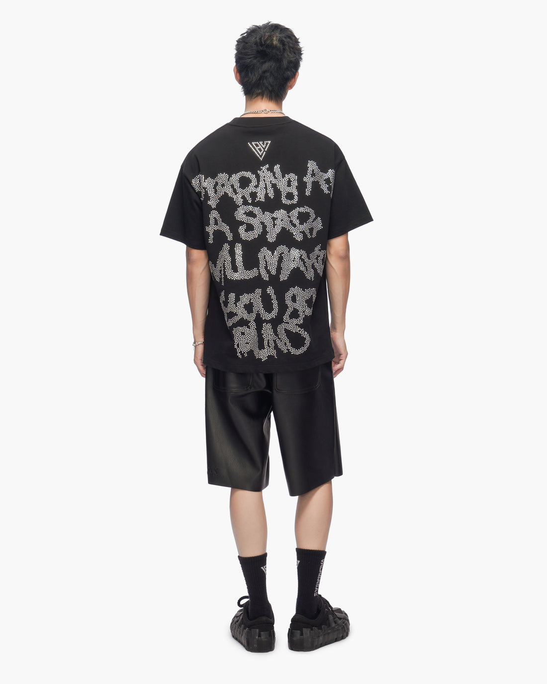 Mr.Shorts Black Leather